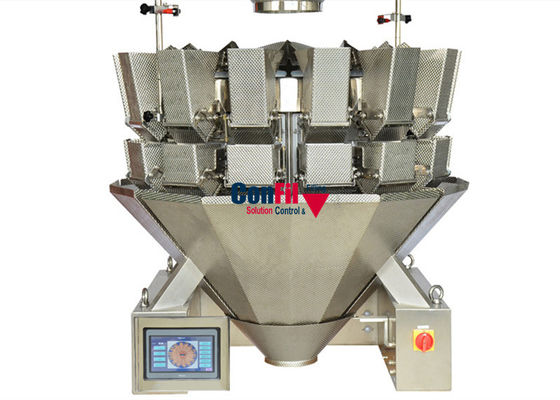 Qualität  14 Head Rotary Vacuum Packaging Machine For MeatBall Frozen Food Packaging Machine Fabrik