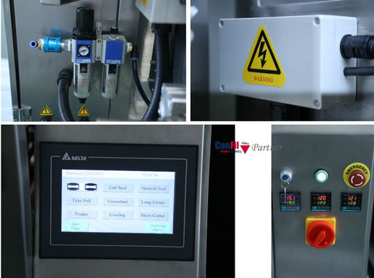Vertikale Verpackungsmaschine 420mm Granulars des freien Flusses SS304