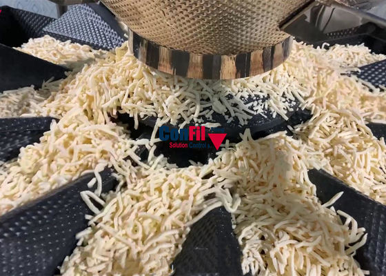 Waage Multihead Multihead-Wäger für geriebener Käse zerrissene Käse-wasserdichte Füllmaschine