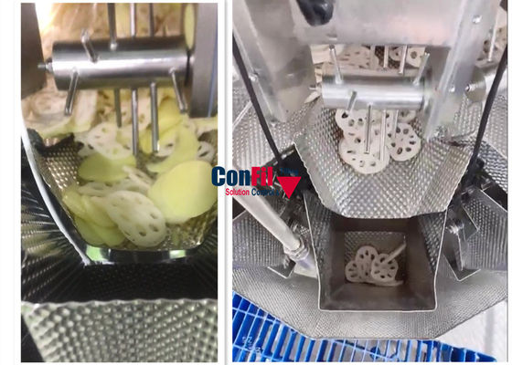 Kopf 14 Gemüsegewichts-Maschine mit 2,5 Liter Multihead-Wäger-Digital wasserdicht