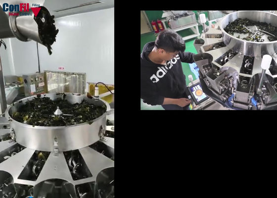 Waage Multihead Multihead-Wäger für die Meeresfrüchte-Kelp-Füllmaschine-Meeresfrüchte wasserdicht