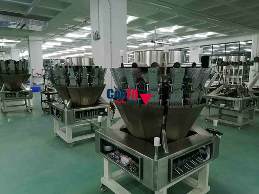Zerrissene frische Nahrungsmittelfüllmaschine Fried Chicken Multihead Weighing Machines