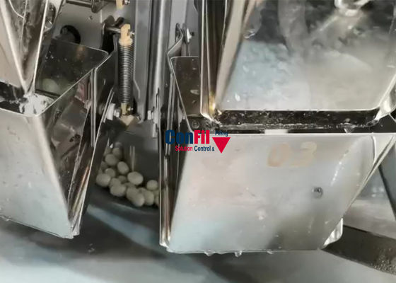 Waage Multihead Multihead-Wäger für Wachtel-Ei-zerbrechliche Nahrungsmittelwasserdichte Füllmaschine