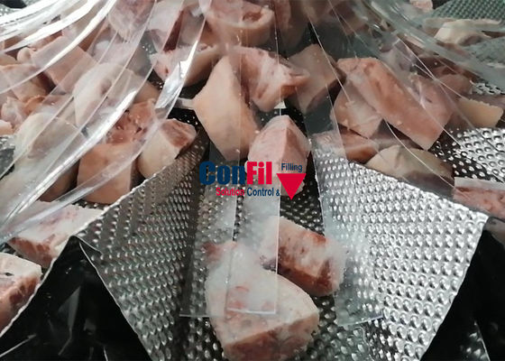 Waage Multihead Multihead-Wäger für Tiefkühlkost würfelte Schweinefleisch-wasserdichte Füllmaschine