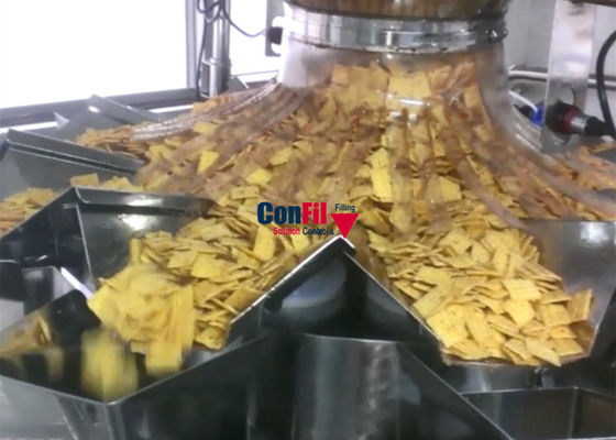 Multihead verdrängte Kopf der Snack-Food-Verpackmaschine-14
