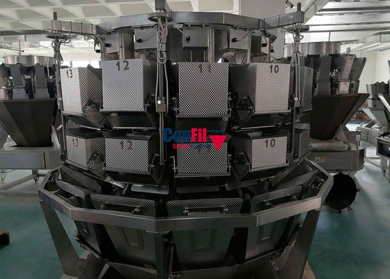 Waage Multihead Multihead-Wäger mit größerem Trichter für gefrorene Hühnerleiste 10kg