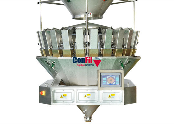 Waage Multihead Multihead-Wäger für Süßigkeits-Schokoladen-Ball-doppelte Wäger-Füllmaschine