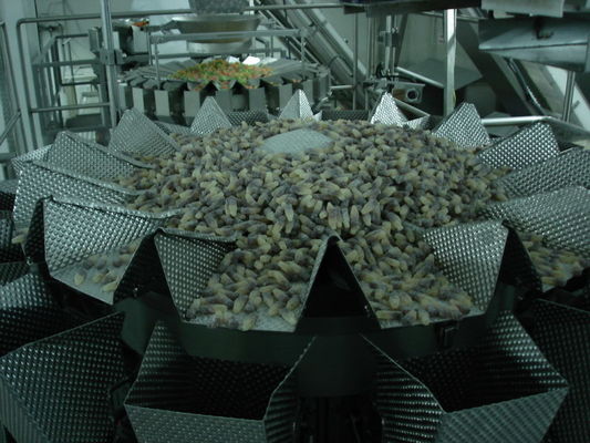 Waage Multihead Multihead-Wäger für Süßigkeits-gummiartiger Bärn-wasserdichte Füllmaschine