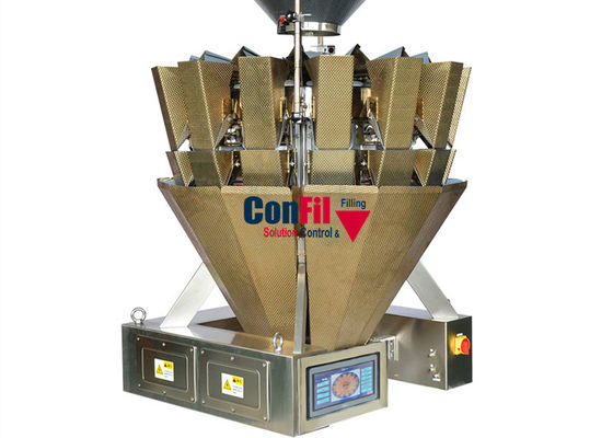 prägte multi des Kopf-200gram Kopf-Wäger-Füllmaschine der Verpackungsmaschine-14 Oberflächen