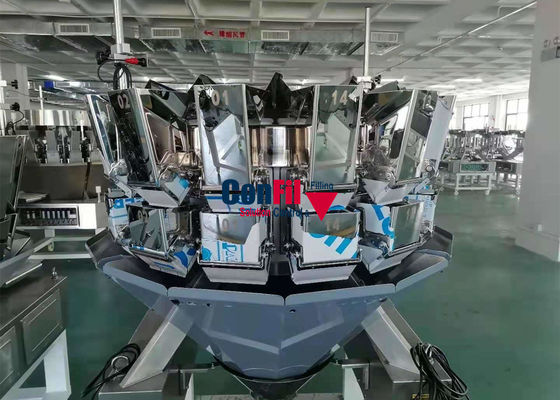 automatischer Multihead Hauptwäger-doppelter Klappen-Trichter-Edelstahl 2000gram 14