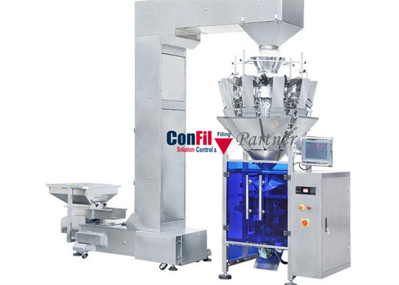 900 vertikale Formen/Füllen/Versiegelnhauptmaschine Kilogramms 12 mit Multihead-Wäger
