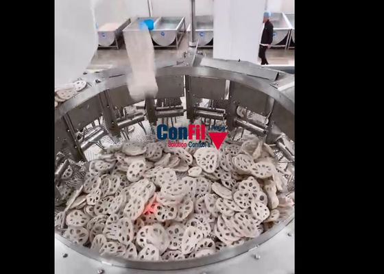 Wäger-Verpackungsmaschine 60bpm Multihead für neues geschnittenes Gemüse-Verpackungsfließband