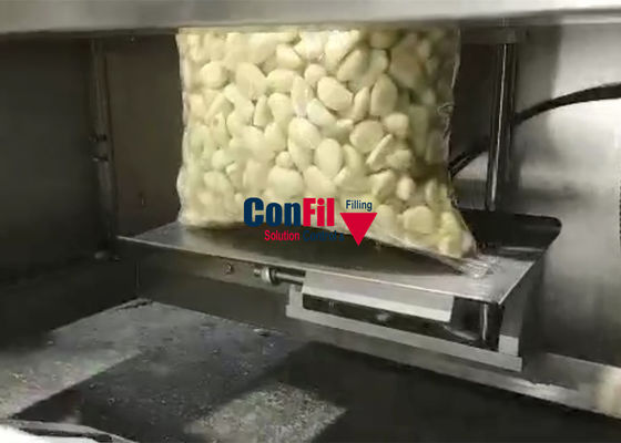 Hauptwiegende Selbstverpackungsmaschine 14 für Verpackungsfließband des Knoblauch-5KG 10KG VFFS
