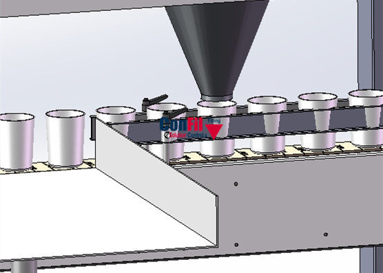 14 Haupt-Multihead Wäger-Verpackungsmaschine für das Füllen mariniert oder die frische Nahrung klebrig