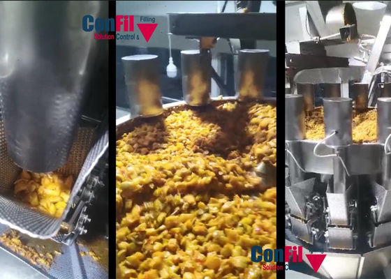 CER vakuumverpackende Drehmaschine für Essiggurken marinierte Gemüse-Früchte