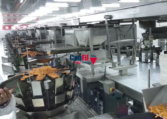200 Gramm-klebriges Snack-Food-Verpackmaschine mit Multihead-Wäger-Füllung