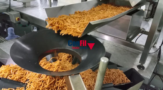200 Gramm-klebriges Snack-Food-Verpackmaschine mit Multihead-Wäger-Füllung