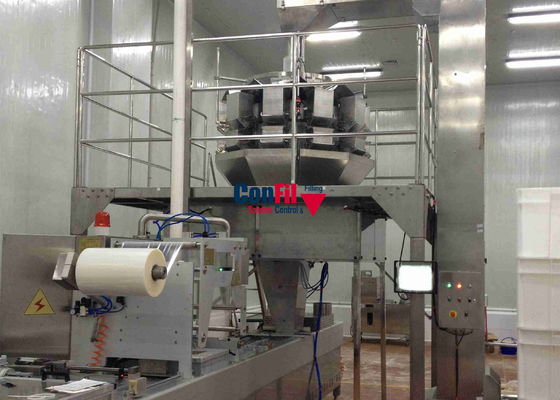 Multihead-Wäger-Verpackungsmaschine für Bratkartoffel-Tiefkühlkost-Verpackungsfließband ROMA Thermoforming Packaging