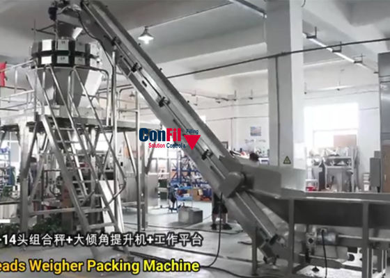Multihead-Wäger-Verpackungsmaschine für verpackendes Gemüsesystem Bean Sprouts VFFS