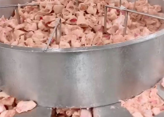 Gefrorener gewürfelter Huhn- 14 Haupt-Multihead-Wäger 1000gram imprägniern